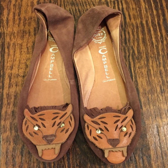 Jeffrey Campbell Shoes - JEFFREY CAMPBELL leather ballet flats with lion